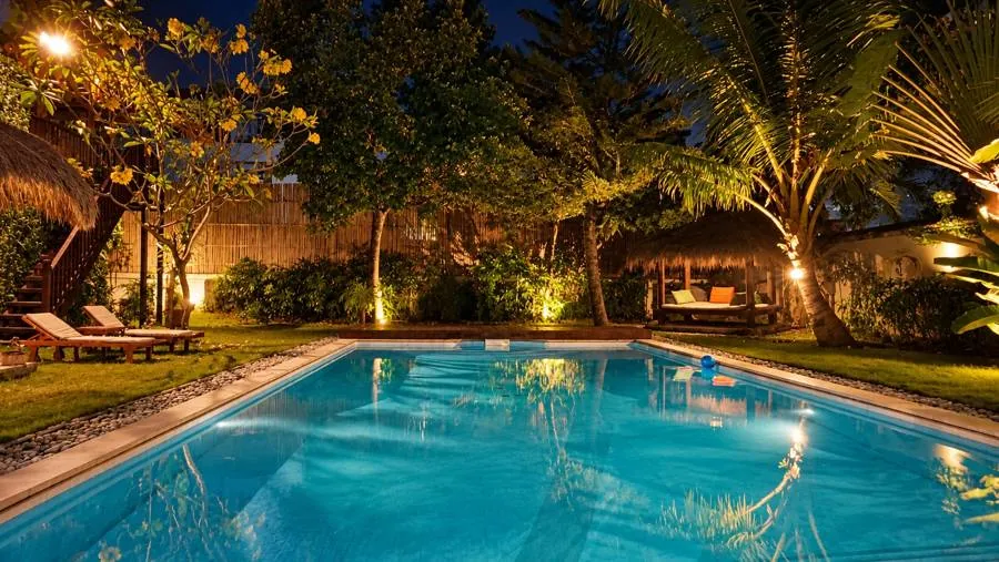 Evenings by the pool