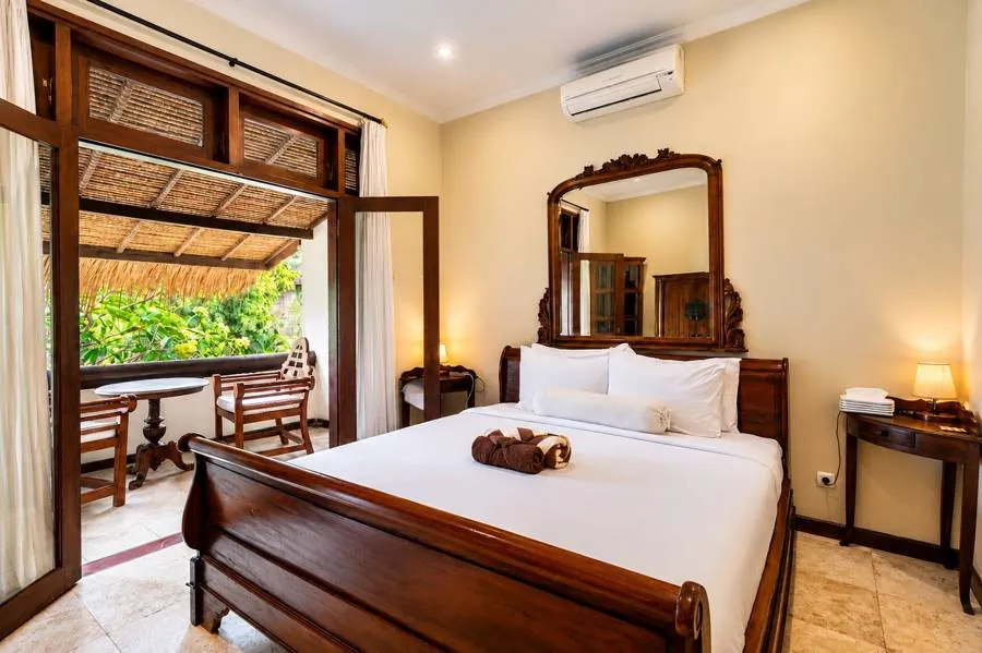 Bedroom with balcony