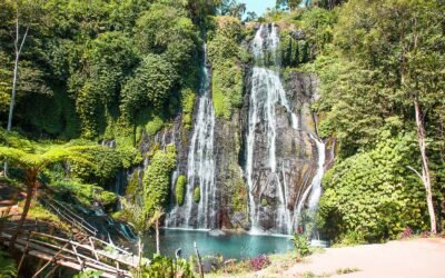 The Attraction of Banyumala Twin Waterfall in Buleleng, Bali